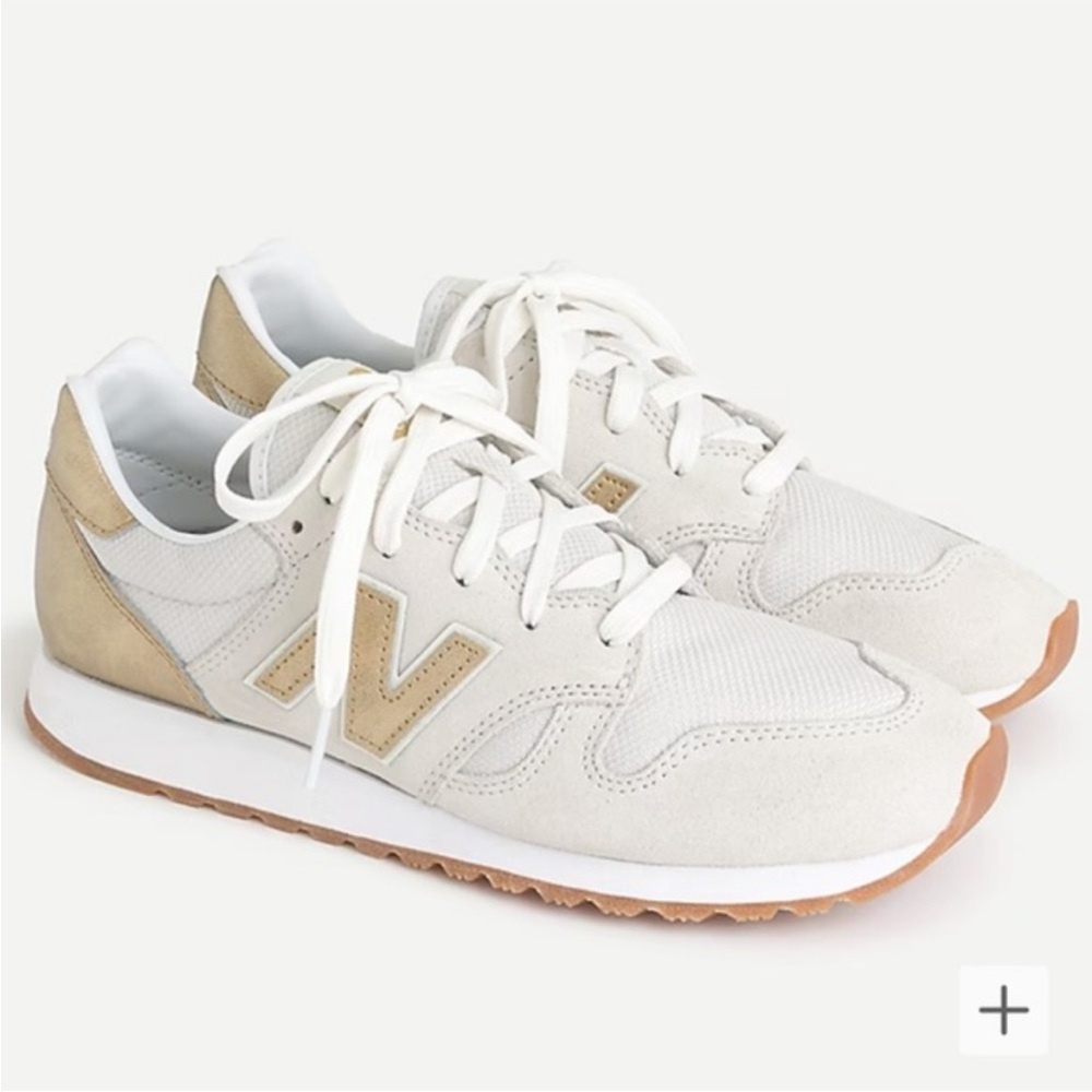 New Balance Womens 620 JCrew Beige Gold Lace Up Training Shoes Size 8 new in box